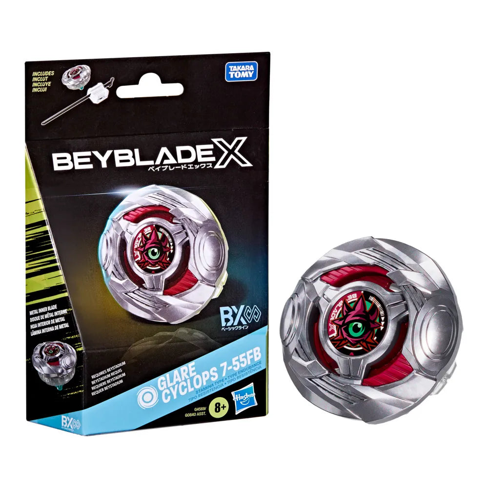 Beyblade X Glare Cyclops 7-55FB Starter Pack + Launcher – Hasbro / Takara Tomy