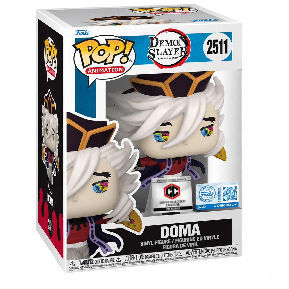 Funko Pop! Demon Slayer – Doma #2511 Chalice Collectibles PRE-RELEASE