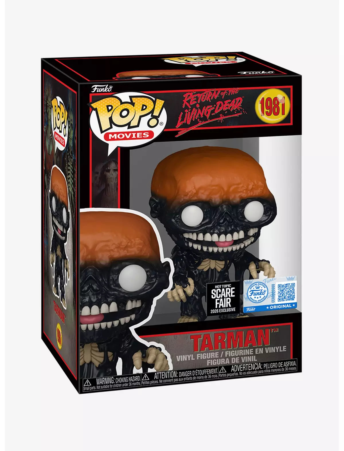 Funko Pop! Movies Tarman #1981 nella confezione Hot Topic Scare Fair 2026 Exclusive