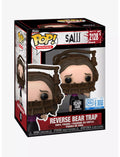 Funko Pop! Movies SAW Reverse Bear Trap #2128, confezione Hot Topic Scare Fair 2026 Exclusive