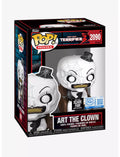 Funko Pop! Terrifier 3 Art the Clown #2090 nella confezione Hot Topic Scare Fair 2026 Exclusive