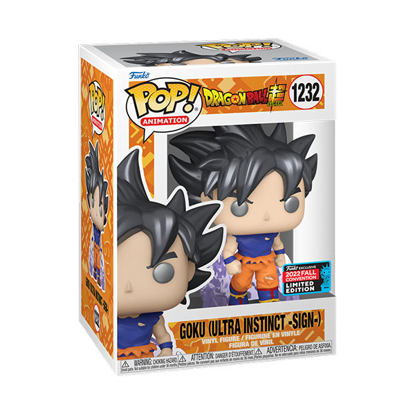 Funko POP! Dragon Ball Super: Goku Ultra Instinct Sign (1232) - Fall Convention 2022