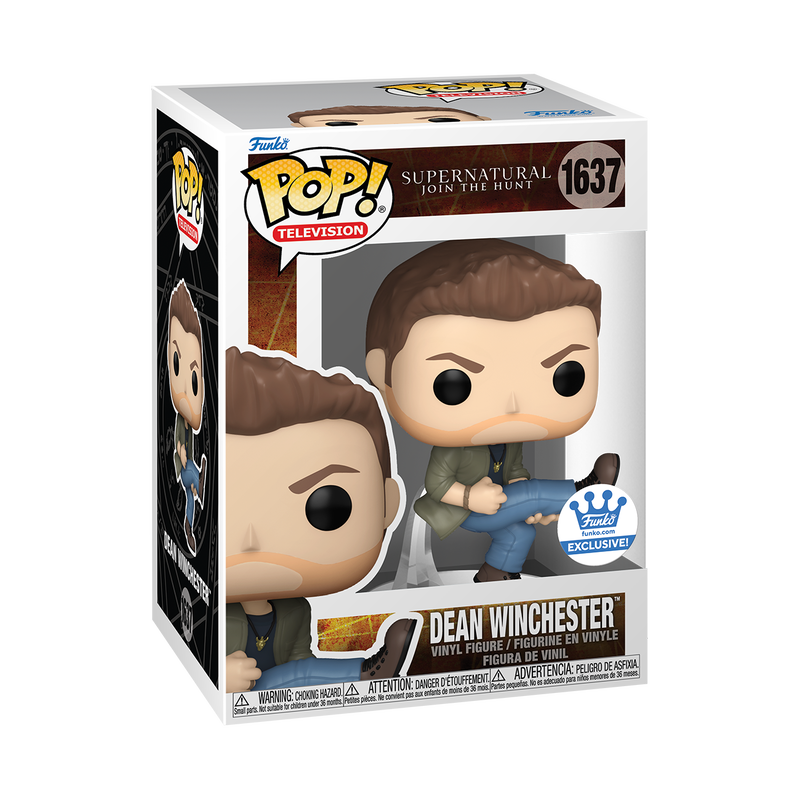 Figura Funko Pop Dean Winchester Eye of the Tiger 1637 fuori dalla confezione