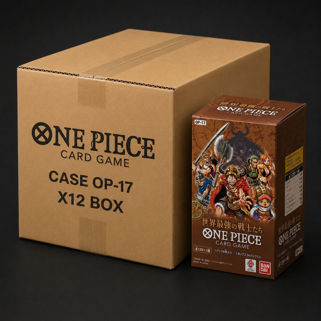 One Piece Card Game OP-17 Strongest Warriors Case x12 Box JAP