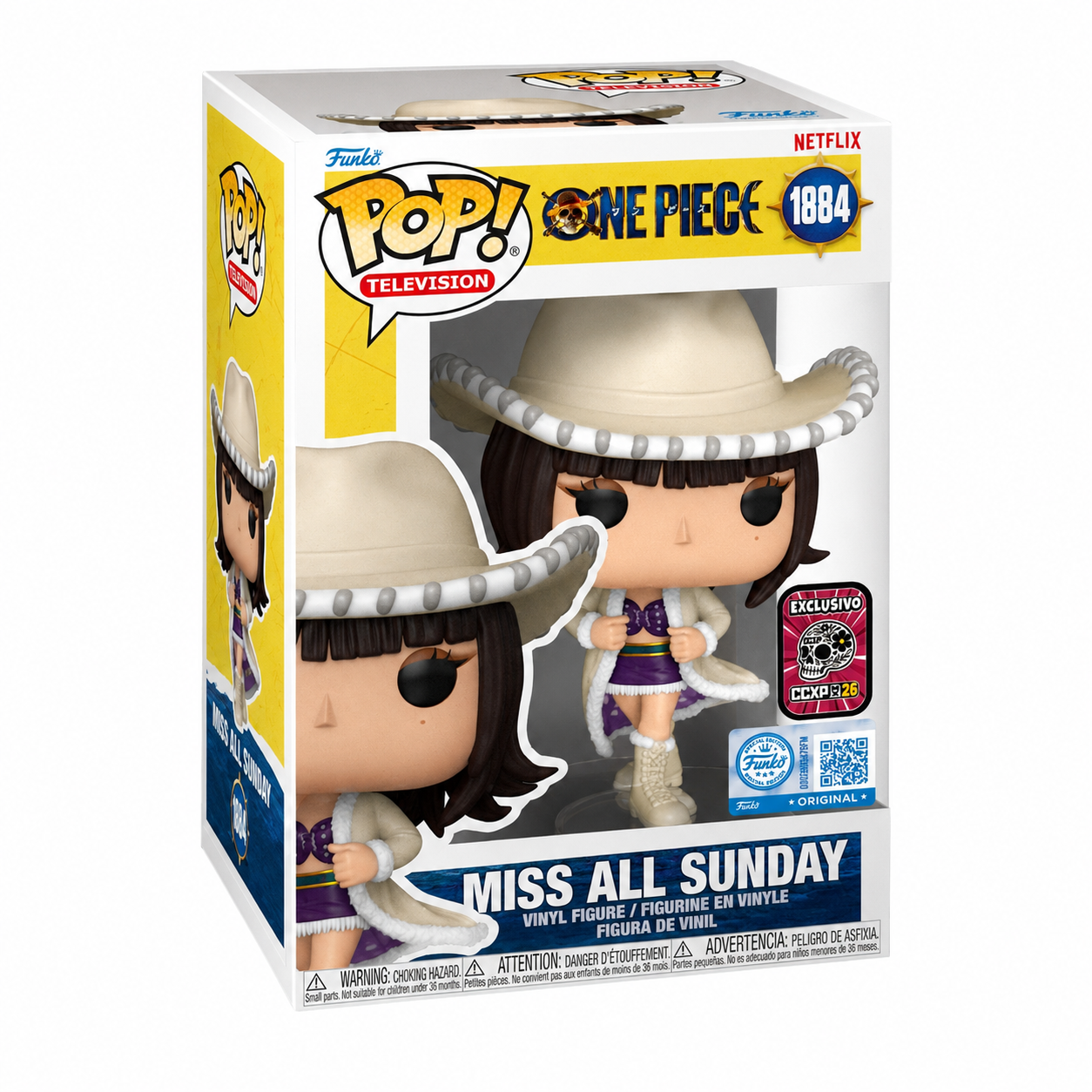 Funko Pop! 1884 Miss All Sunday – One Piece Netflix – CCXP MX 2026