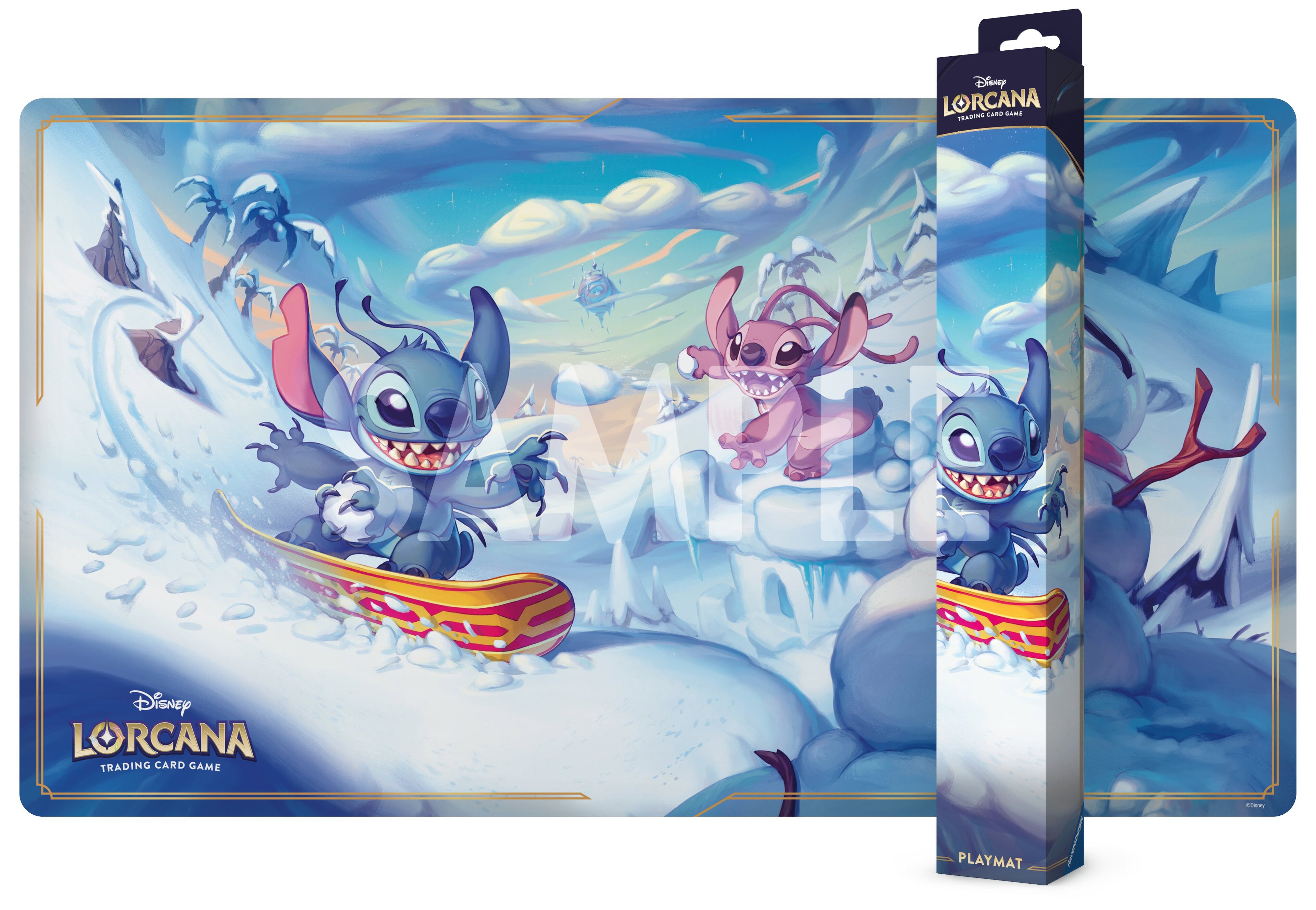 Disney Lorcana Hyperia City – Tappetino Stitch & Angel ENG