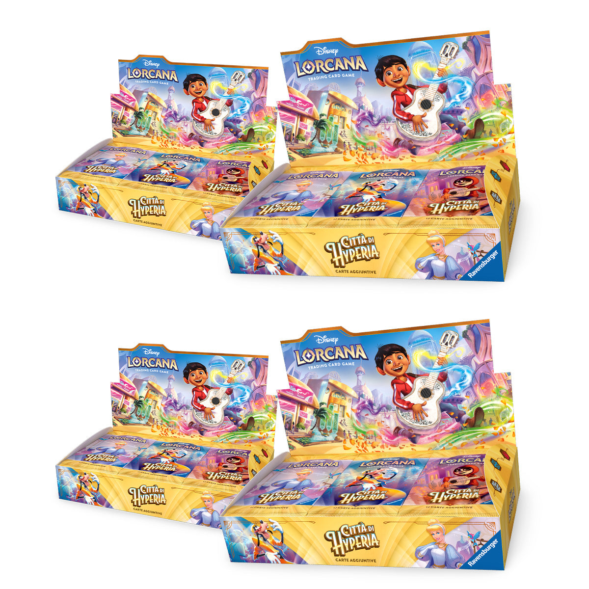 Disney Lorcana TCG – Città di Hyperia – Case 4 Display ITA