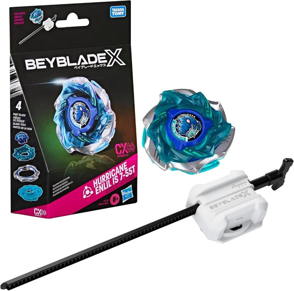 Beyblade X Hurricane Enlil IS 7-55T Hasbro con lanciatore
