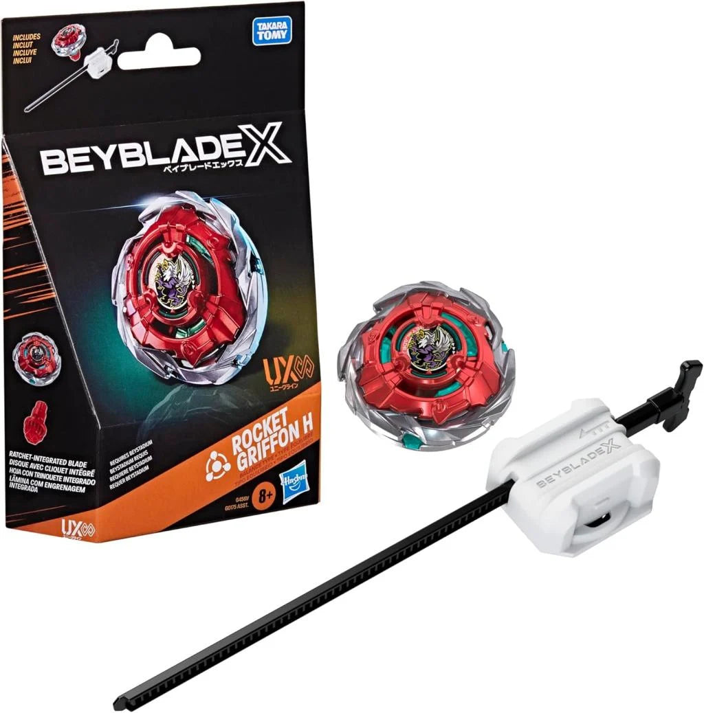 Beyblade X Rocket Griffon H Hasbro con lanciatore