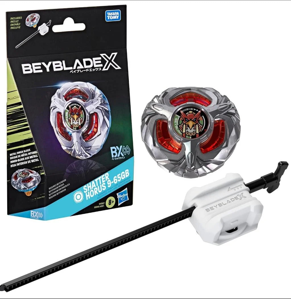 Beyblade X Shatter Horus 9-65GB Hasbro con lanciatore