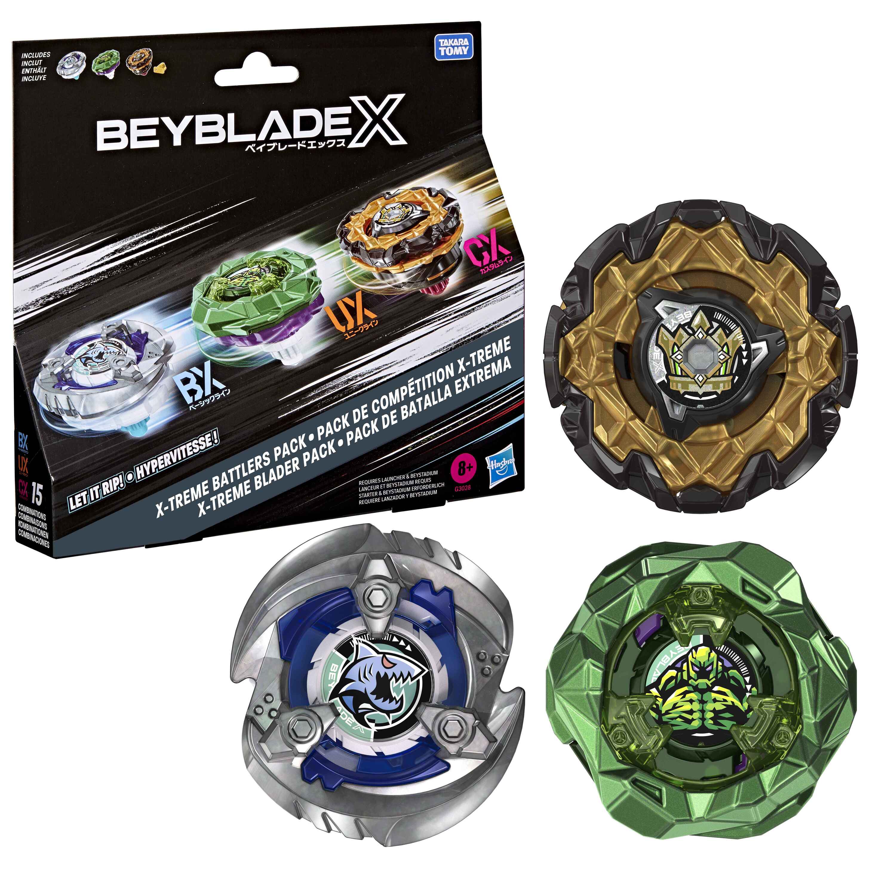 Beyblade X X-Treme Battlers Pack – Set 3 Trottole Hasbro