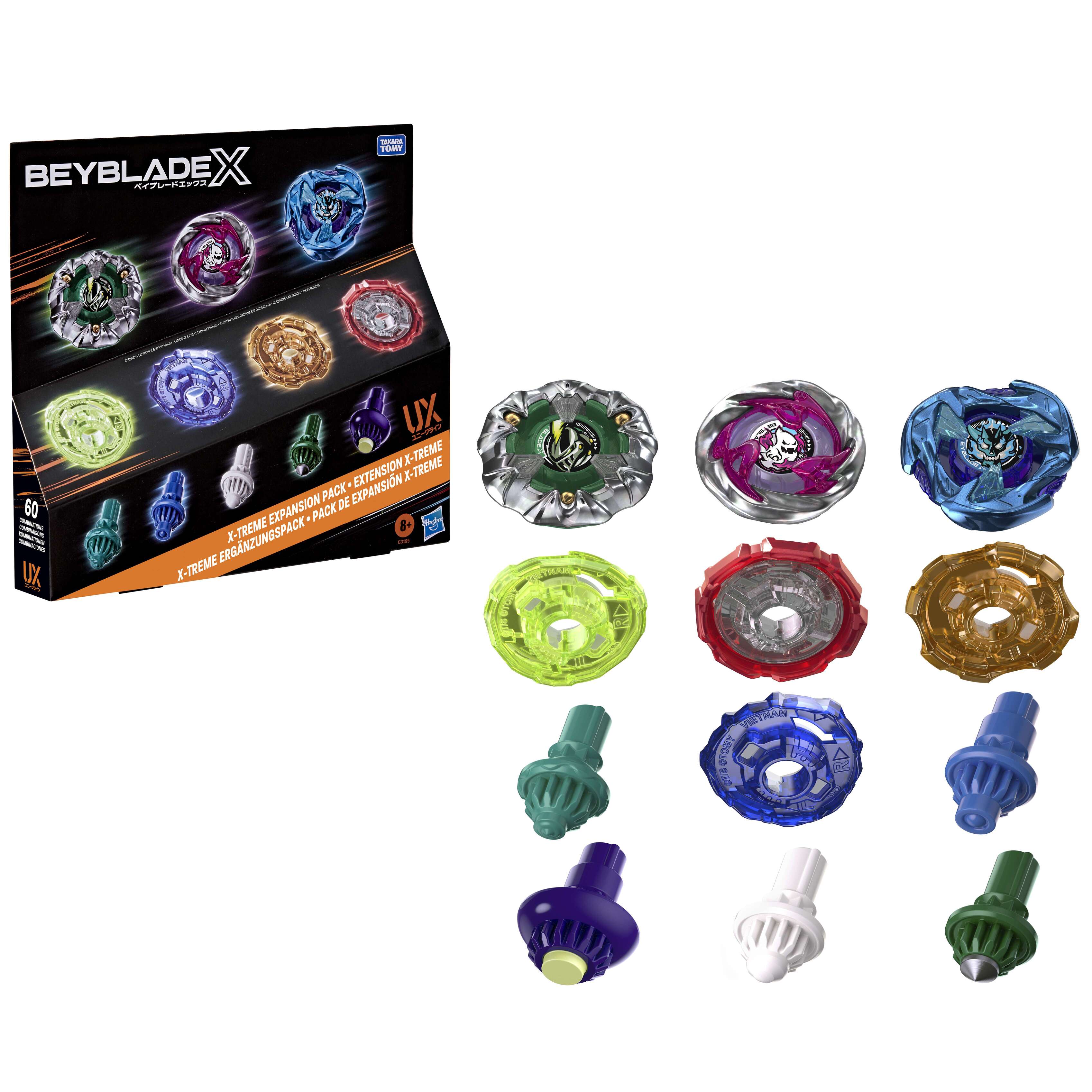 Beyblade X X-Treme Expansion Pack UX Hasbro – contenuto completo