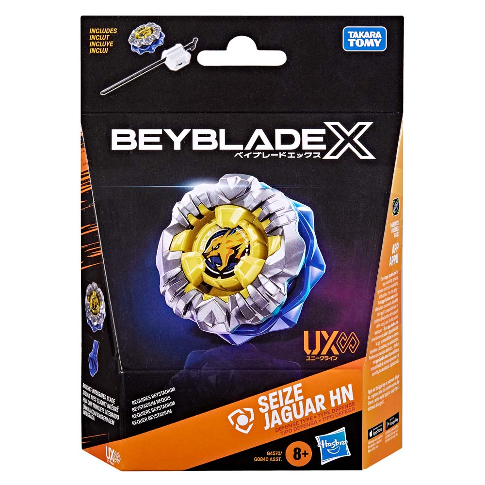 Beyblade X Seize Jaguar HN Starter Pack + Launcher – Hasbro / Takara Tomy
