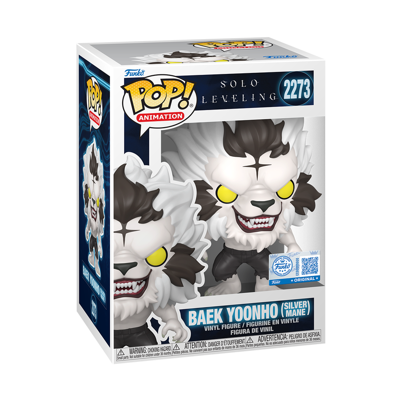 Baek Yoonho 2273 (Silver Mane) Funko POP! Animation: Solo Leveling