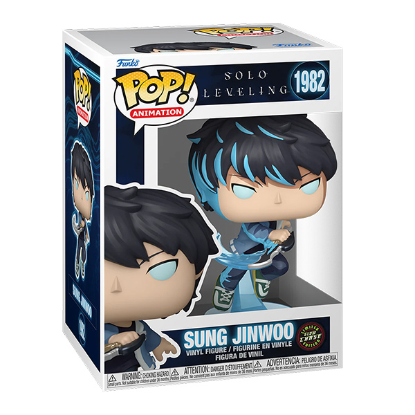 Funko POP! Animation: Solo Leveling – Sung Jinwoo Glows in the Dark Chase Exclusive 1982