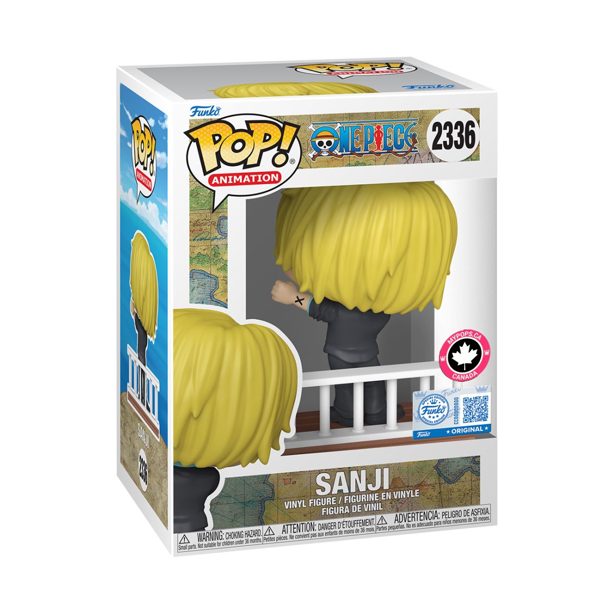Funko POP! One Piece Sanji 2336 MyPops.ca Exclusive