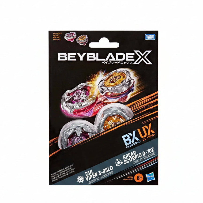 BEYBLADE-X - BEY BBX SPEAR SCORPIO & TAIL VIPER 3 85L0