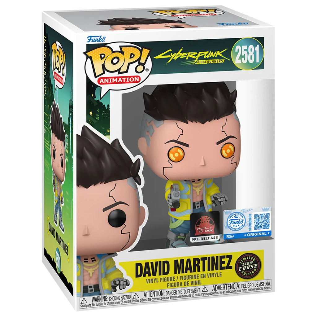 Funko Pop! Cyberpunk: Edgerunners – David Martinez #2581 – PRE-RELEASE