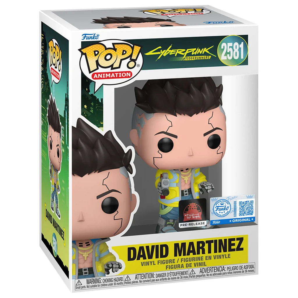 Funko Pop! Cyberpunk: Edgerunners – David Martinez #2581 – PRE-RELEASE
