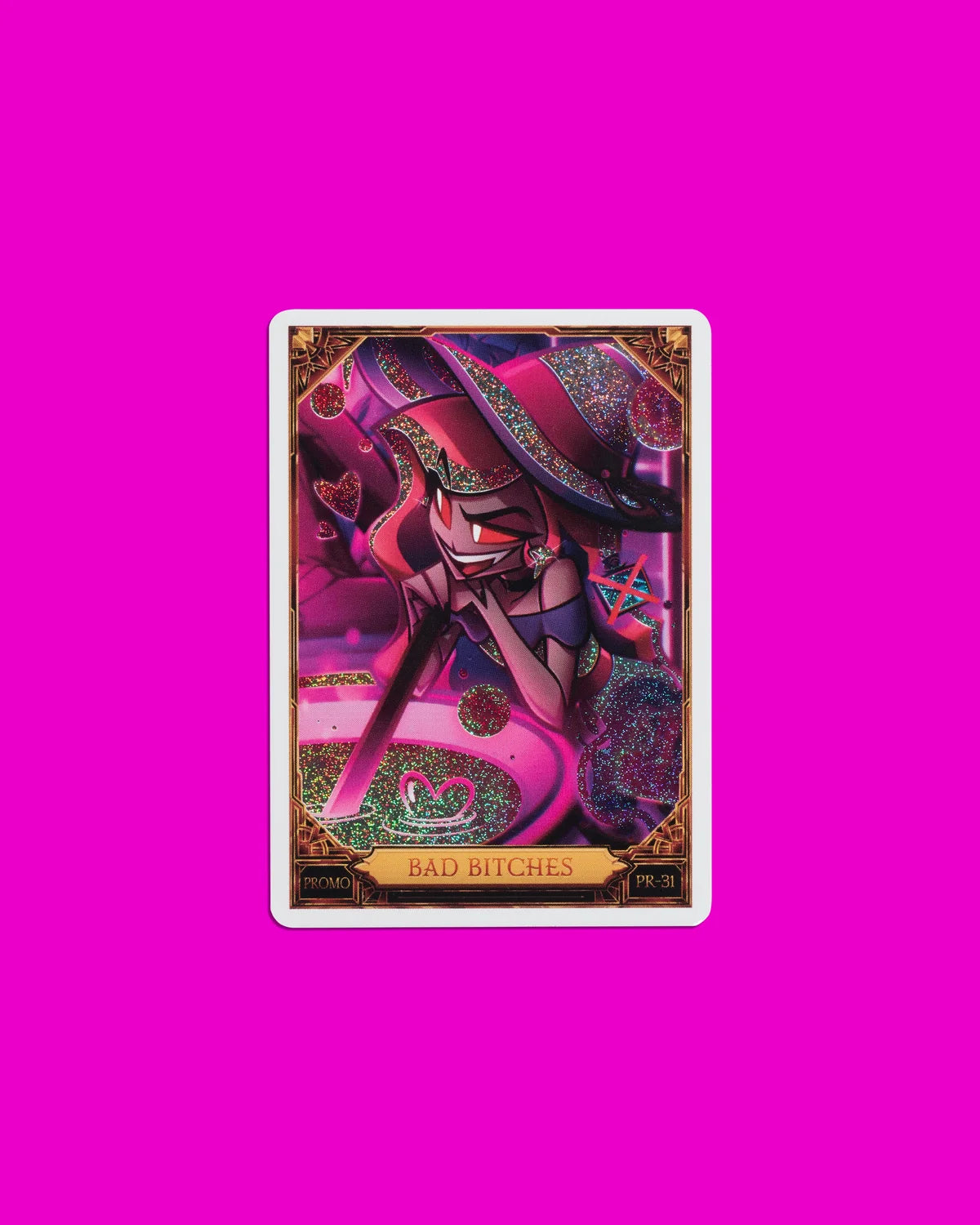 Hazbin Hotel Bad Bitches Velvette Promo Card PR-31