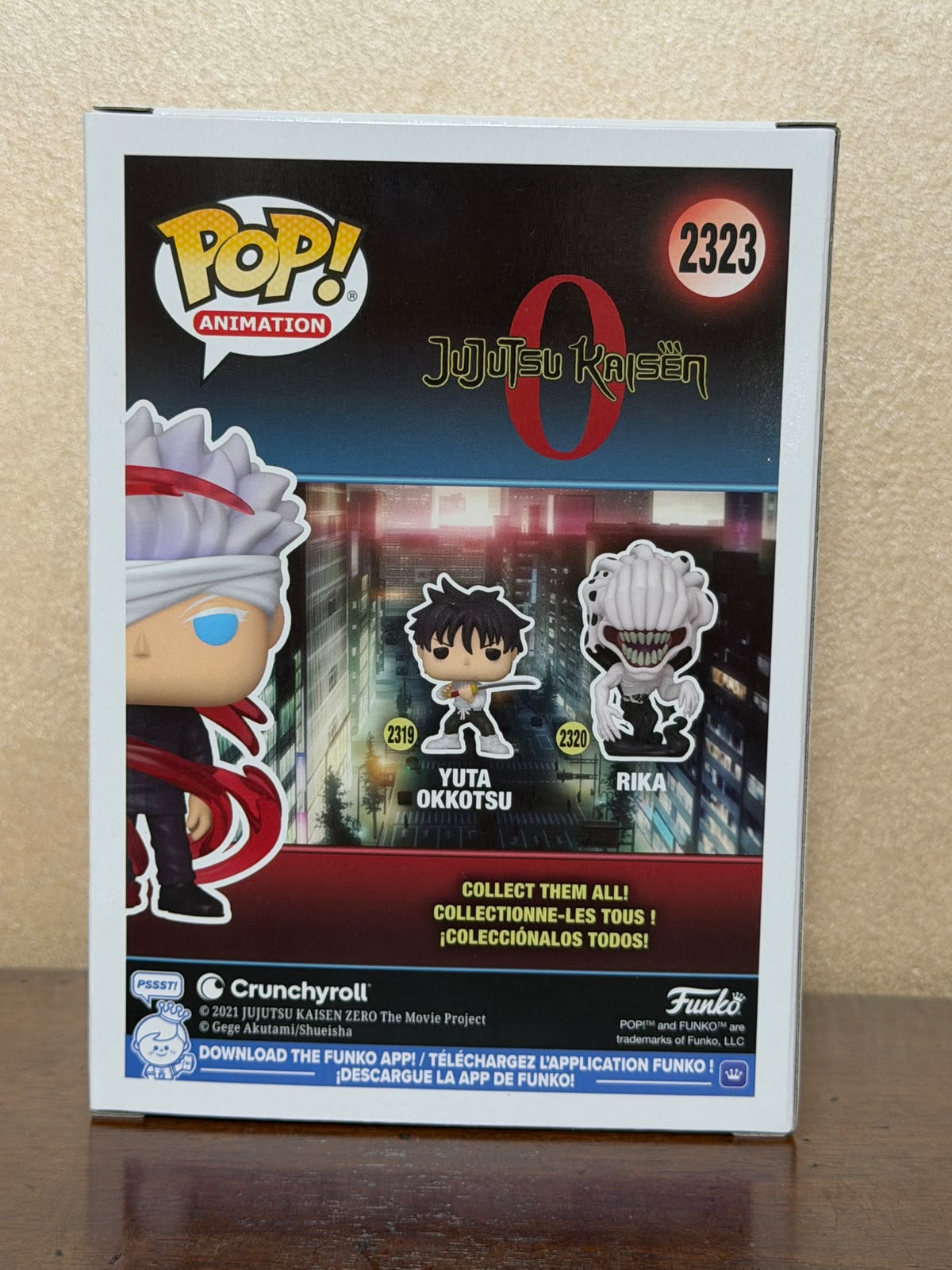Funko Pop! 2323 Satoru Gojo Red Energy – Jujutsu Kaisen 0 – The Eternal Forge Exclusive