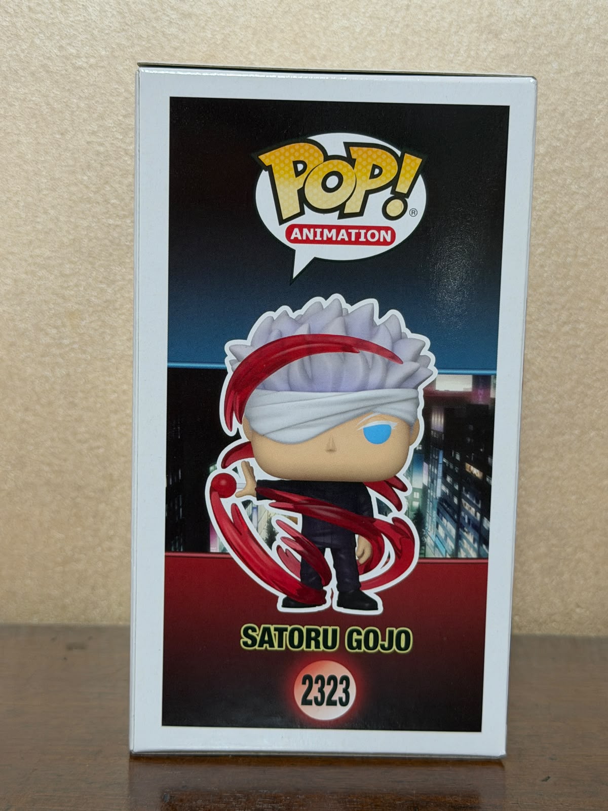 Funko Pop! 2323 Satoru Gojo Red Energy – Jujutsu Kaisen 0 – The Eternal Forge Exclusive