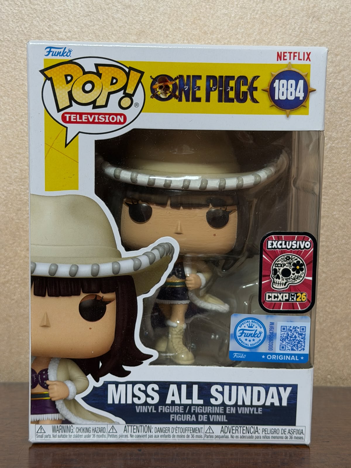 Funko Pop! 1884 Miss All Sunday – One Piece Netflix – CCXP MX 2026