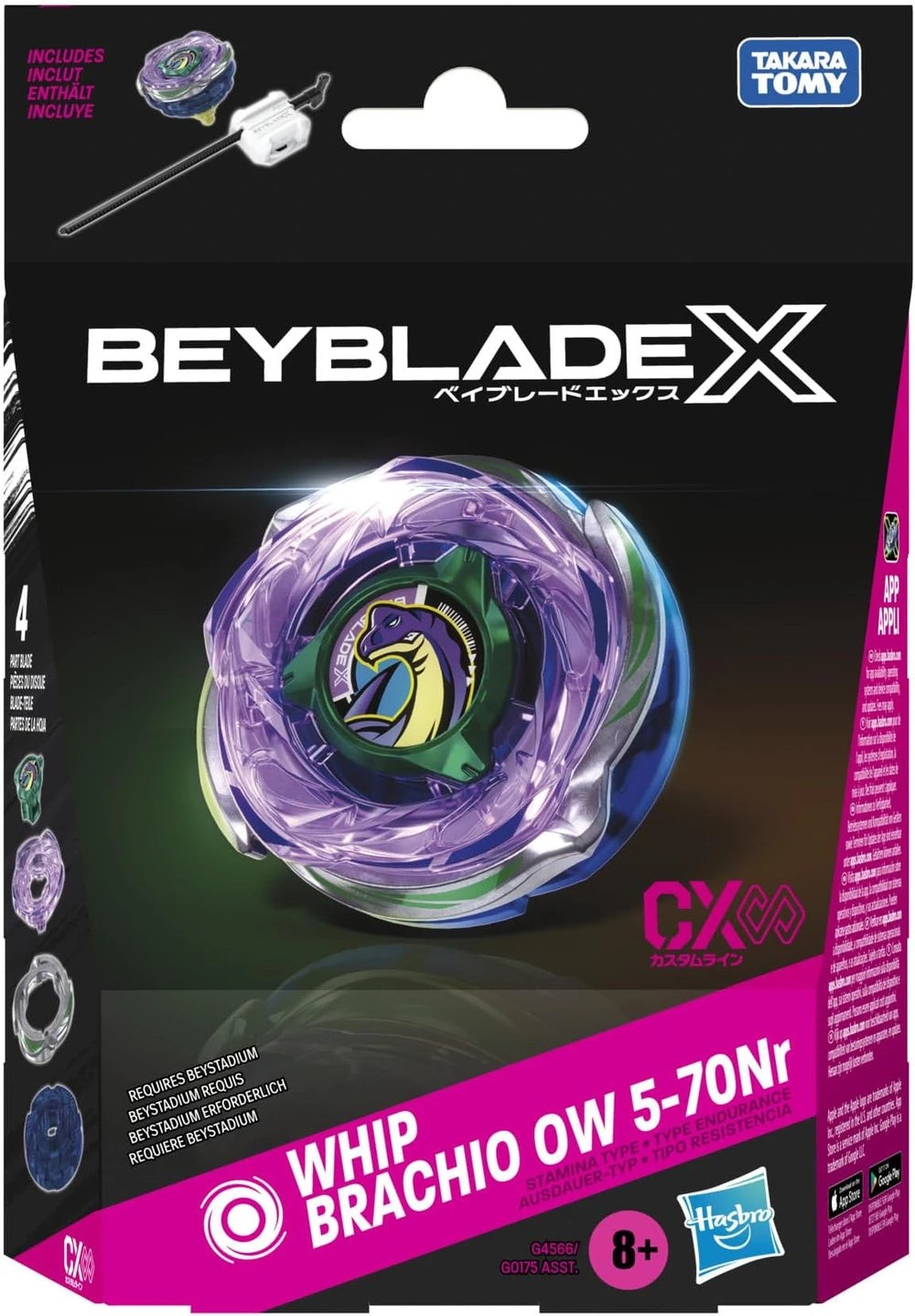 Beyblade X Whip Brachio OW 5-70Nr Starter Pack + Launcher – Hasbro / Takara Tomy