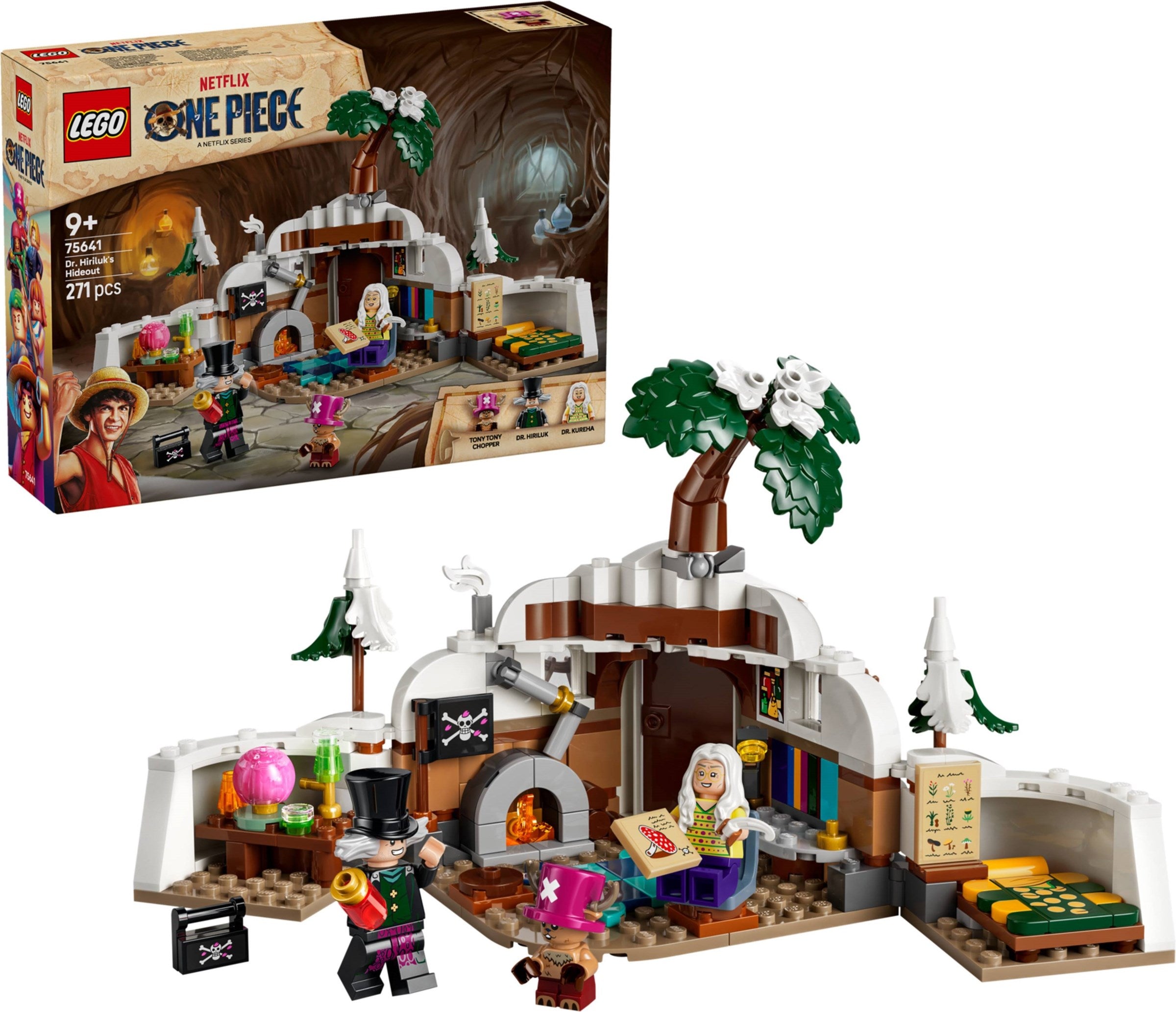 LEGO One Piece 75641 Il Nascondiglio del Dottor Hillk