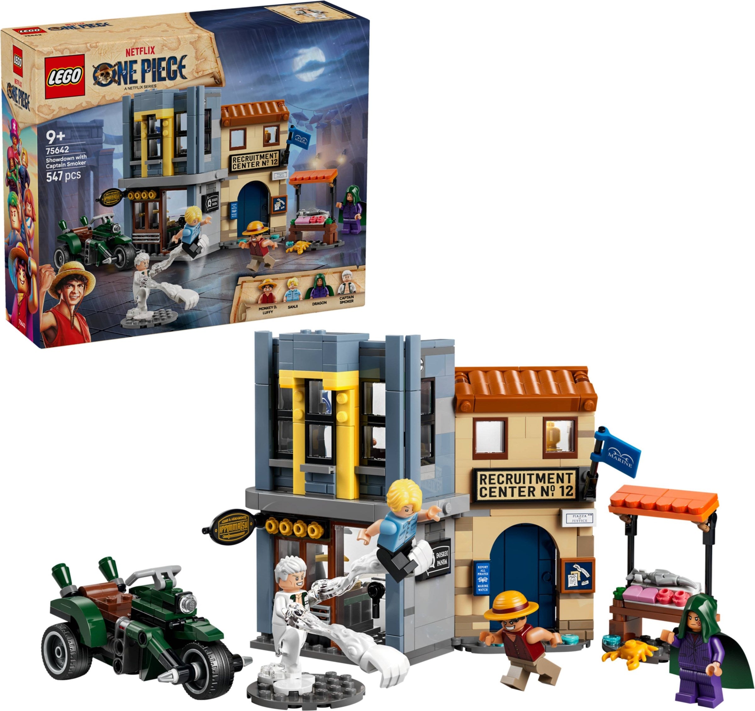 LEGO One Piece 75642 Resa dei Conti con Capitano Smoker