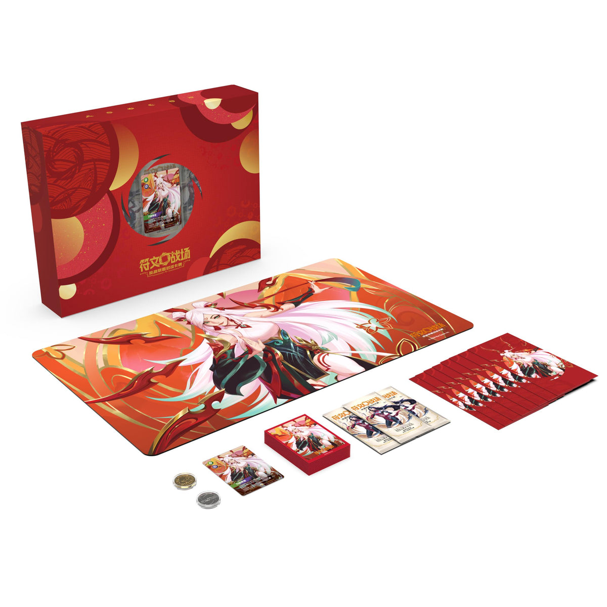 Riftbound Lunar Revel Bundle 2026 – Vista completa con playmat