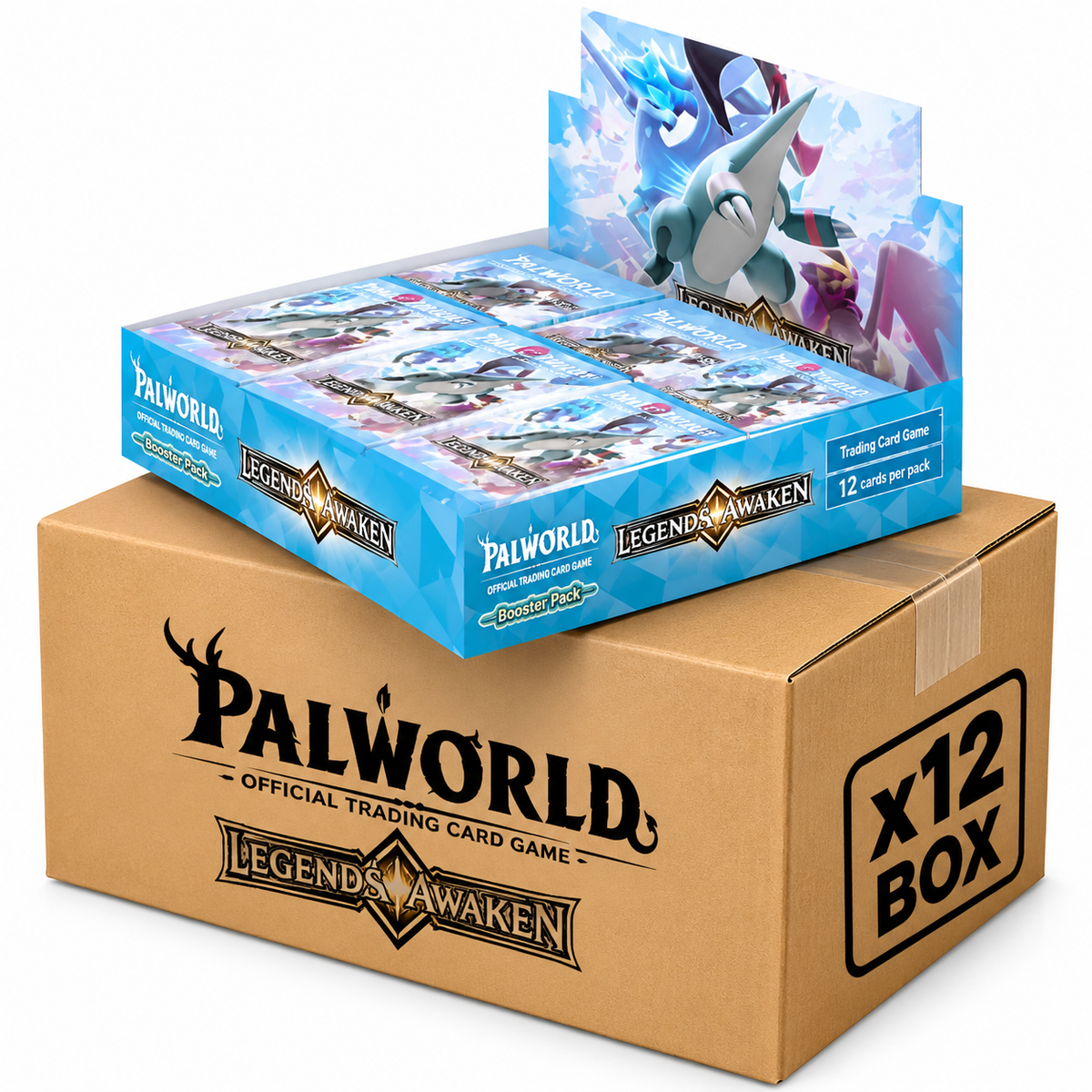 PALWORLD TCG – BP02 Legends Awaken Case 12 Booster Box ENG – Preordine