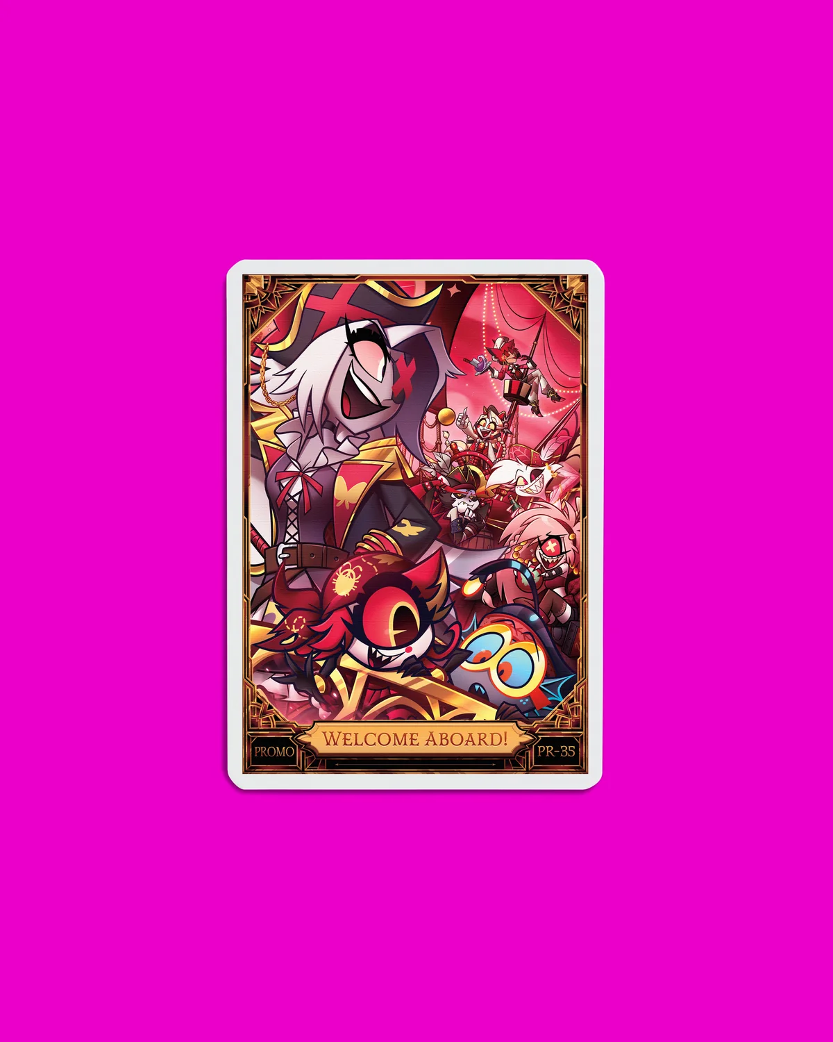 Hazbin Hotel Trading Cards Welcome Aboard! Promo Card PR-35 ENG