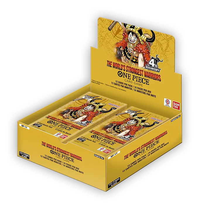 One Piece Card Game OP-17 The World’s Strongest Warriors Booster Box ENG 4th Anniversary