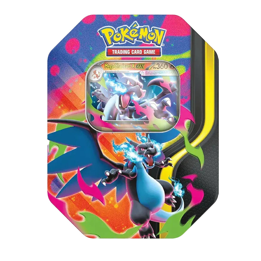Pokémon TCG Tin Mega Charizard X ex