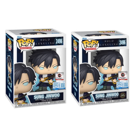 PREORDER – Funko Pop! Solo Leveling Sung Jinwoo Chalice Collectibles Pre-Release Bundle