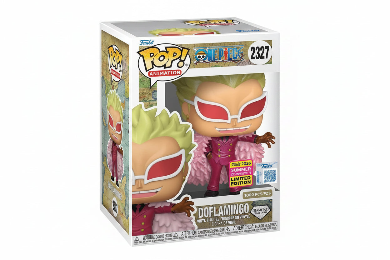 Funko Pop! Animation Doflamingo #2327 Diamond Collection SDCC 2026 Limited Edition 1000 pezzi
