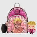 Loungefly One Piece Doflamingo Mini Backpack con Funko Pop Diamond #2327 SDCC 2026 - set completo